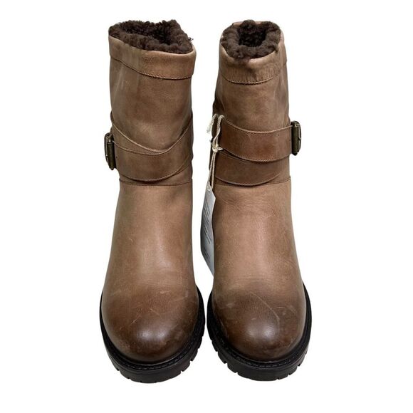 Ross & Snow Womens Boots Cristiana Leather Lamb Snow Waterproof Fur Lining Sz 7 - Picture 5 of 10